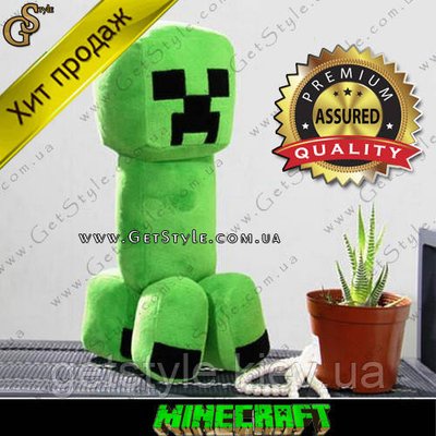 Плюшевий Кріпер Minecraft - "Creeper Toy" - 30 див. 1049 фото