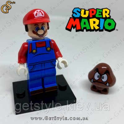Фігурка конструктор Маріо двостороння Mario 5 х 3 см 3057-3 фото