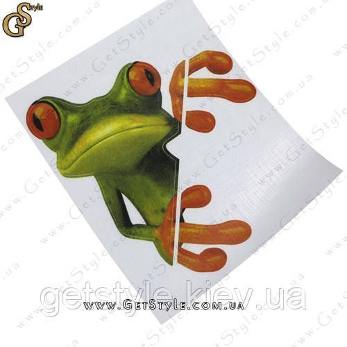 Наклейка 3D - "Moodeosa Frog" 1547 фото