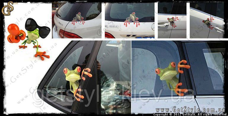 Наклейка 3D - "Moodeosa Frog" 1547 фото