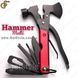 Багатофункціональний інструмент 9 в 1 Multi Hammer з чохлом 17 см 3325 фото 1