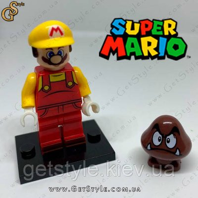 Фигурка конструктор Марио двухсторонняя Mario 5 х 3 см 3057-6 фото
