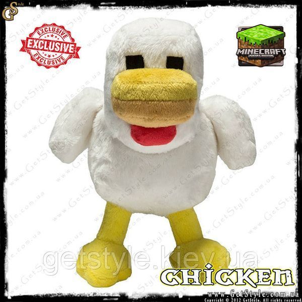 Игрушка Курица из Minecraft - "Chicken" - 19 х 19 см 2303 фото