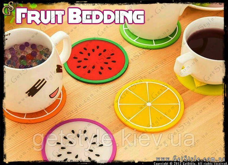 Подставки под чашку - "Fruit Bedding" - 5 шт 2249 фото