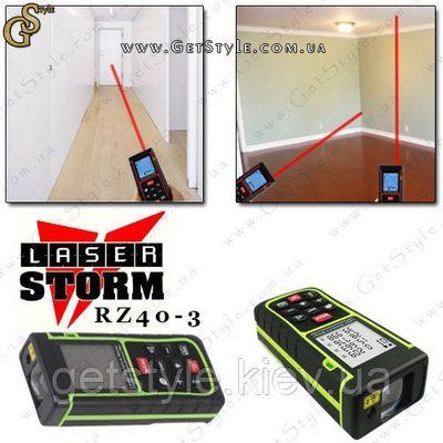 Лазерна рулетка (далекомір) - "Laser Storm Rz40" - 40 метрів 1619 фото