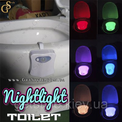 Підсвічування для унітазу з датчиком руху - "Toilet Nightlight" 2113 фото