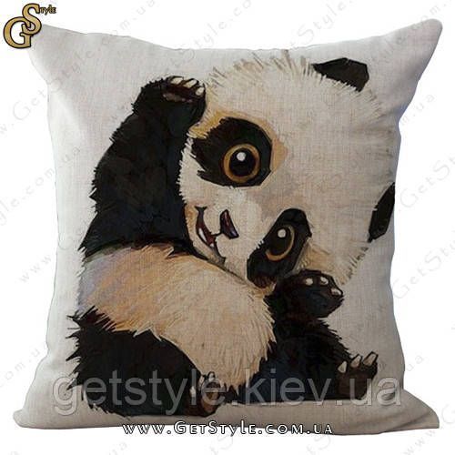 Наволочки на подушки - "Panda Pillow" - 1 шт 2014 фото