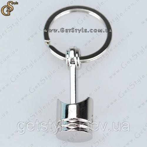 Брелок поршень хромований - "Engine Keychain" + Подарункова упаковка 1332 фото