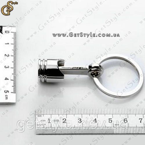 Брелок поршень хромований - "Engine Keychain" + Подарункова упаковка 1332 фото