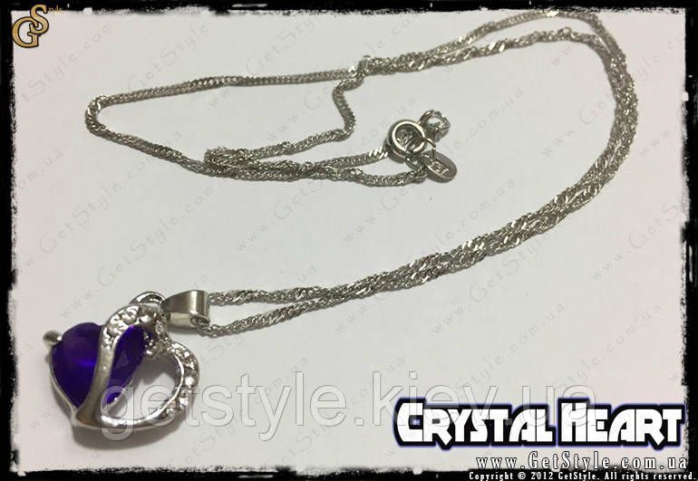 Прикраса на шию &mdash; "Crystal Heart" у подарунковому пакованні 2400 фото