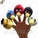 Куклы на пальцы - "Angry Birds" - 5 шт. 1055-6 фото 1