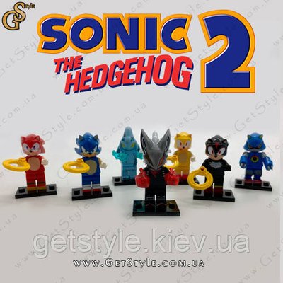 Набір фігурок Сонек Sonic Hedgehog 7 шт. 3428-2 фото