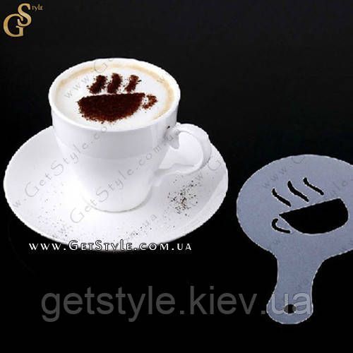 Декоратори для кави - "Barista трафарети опубліковані" - 16 шт 1564 фото