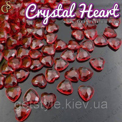 Декоративні сердечка - "Crystal Heart" - 100 шт. 2213 фото