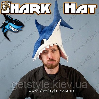 Шапка Акула - "Shark Hat" 2590 фото