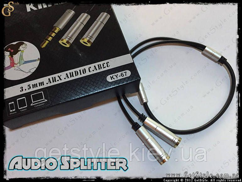 Переходник для наушников - "Audio Splitter" 2861 фото