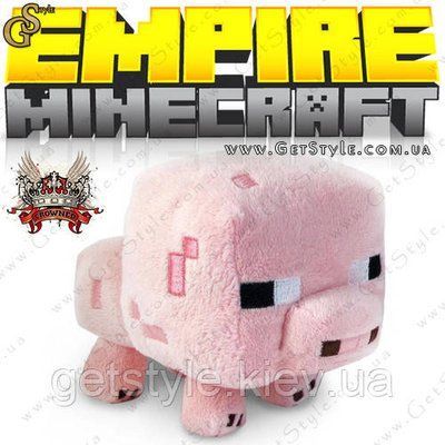 Королевская Свинка из Minecraft - "King's Pig" - 20 х 16 см 1684 фото