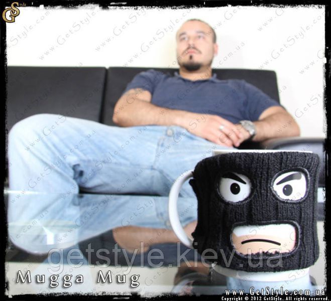 Чашка-бандит - "Mugga Mug" с балаклавой 1503 фото