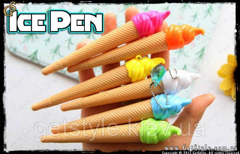 Ручки-брелоки у вигляді морозива - "Ice Pen" - 4 шт 2421 фото