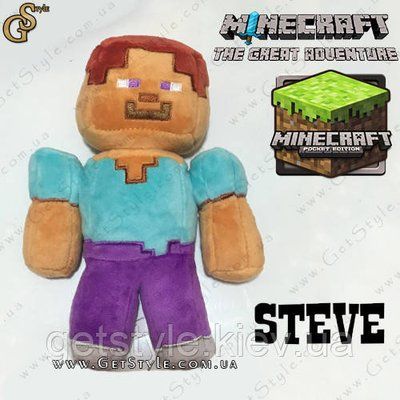 Смарагдовий Стів Minecraft - "Emerald Steve" - 20 х 13 см 1612-1 фото