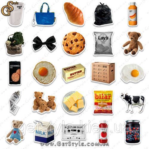 Набор наклеек Store Goods 50 шт 3208 фото