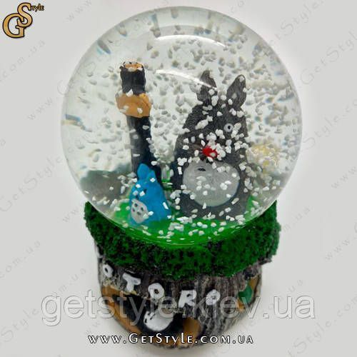 Музична нічник Снігова куля Тоторо Totoro світиться 2983-11 фото