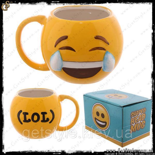 Чашка-смайлик - "Shaped Mug" 2337 фото