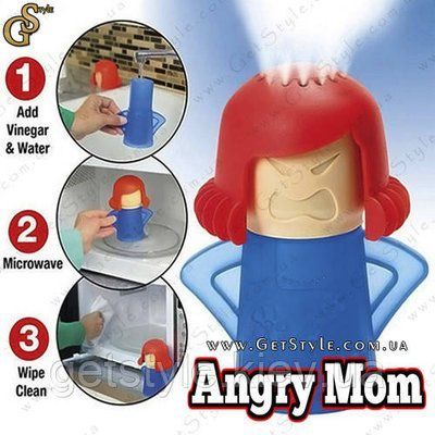 Пристрій для чищення мікрохвильовки - "Angry Mom" - 14 см 2173 фото