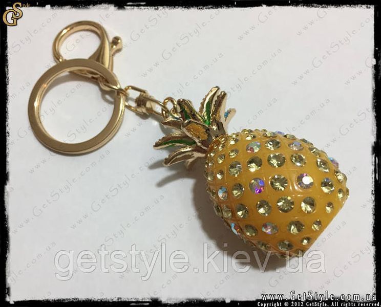 Брелок Ананас - "Pineapple" + подарочная упаковка 2637 фото