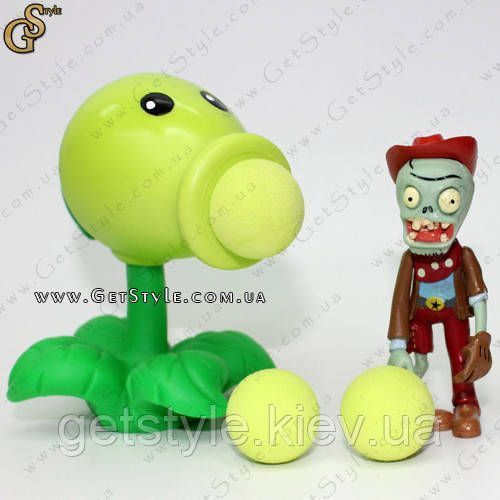 Боевые растения из Plants vs Zombies Shooting Plants 1 шт 1805 фото