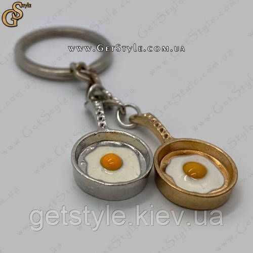 Брелок Яєчня Eggs Keychain у подарунковому пакованні 3252 фото