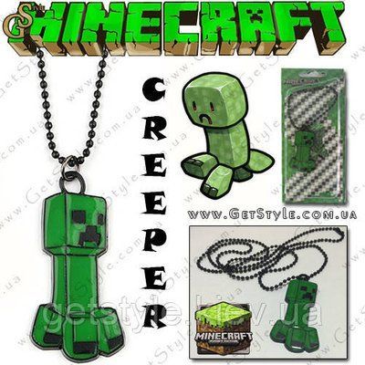 Подвеска на шею Minecraft - "Creeper" 2147-77 фото