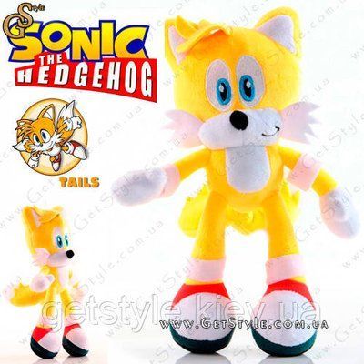 Мягкая игрушка Тейлз из Sonic - "Tails" - 27 см 2123-1 фото