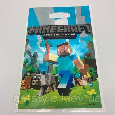Пакет Minecraft 25 x 17 см 2968-1 фото