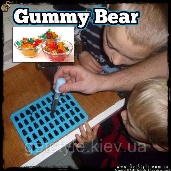 Силиконовая форма Мишки Гамми - "Gummy Bear" 2177 фото