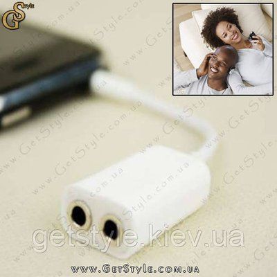 Переходник для двух пар наушников - "Splitter&nbsp;Earphone" 6001-2 фото
