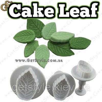 Плунжер Пелюстка - "Cake Leaf" - 3 шт 2178 фото
