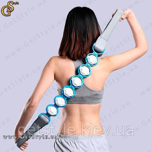 Роликовый массажер лента Massage Rope 6 шаров 3730 фото
