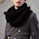 Шарф-хомут (снуд) цельный Scarf Collar черный 7015-1 фото 1