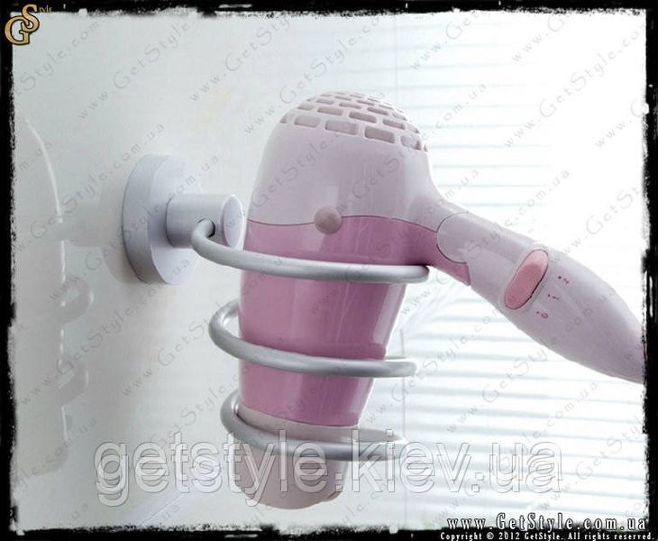 Алюмінієвий тримач для фена - "Dryer Holder" 1446 фото