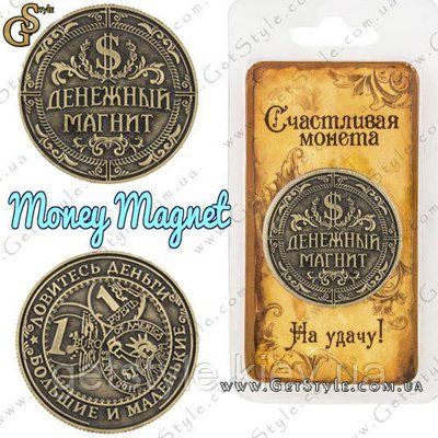 Монета на удачу - "Money Magnet" 1978 фото