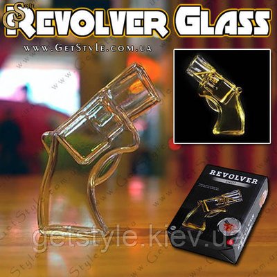 Стакан-чарка Револьвер - "Revolver Glass" - 50 мл 2598 фото