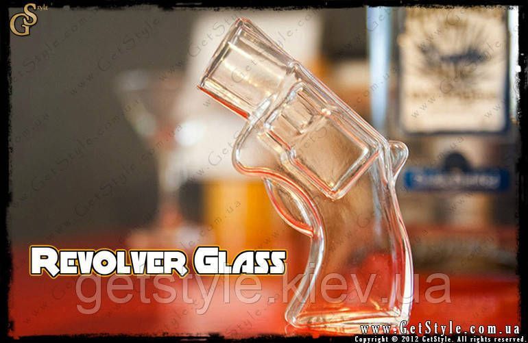 Стакан-чарка Револьвер - "Revolver Glass" - 50 мл 2598 фото
