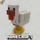 Конструктор фигурка Курица Майнкрафт Chicken 6 см 3444 фото 1