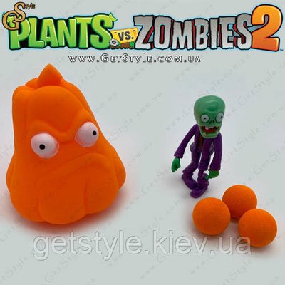 Ігровий набір фігурка Зомбі та стрілялка Pepper-pult Plants vs Zombies 3406 фото