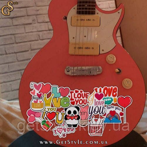 Набор наклеек Любовь Love 50 шт 3193 фото