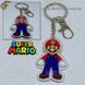 Брелок акриловий Маріо Super Mario у подарунковому пакованні 3360 фото 1