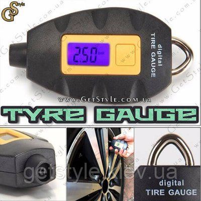 Автомобільний манометр для вимірювання тиску - "Tyre Gauge" 2182 фото