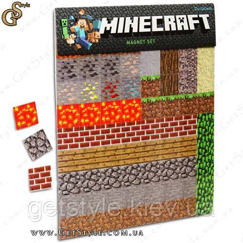 Магніти Minecraft - "Magnets Set" - 160 шт 2133 фото