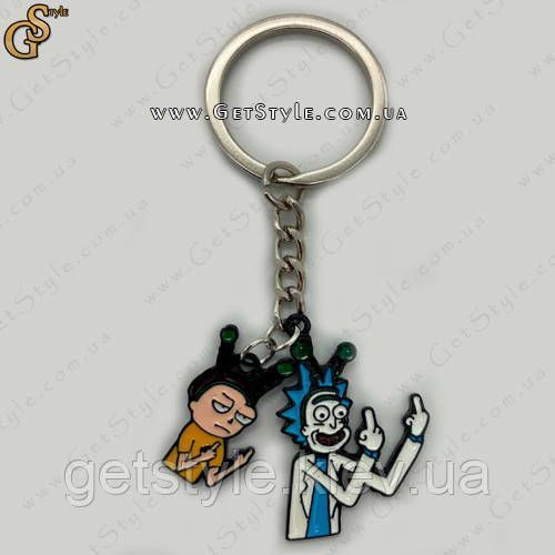 Брелок Rick and Morty Keychain в подарочной упаковке 3267 фото